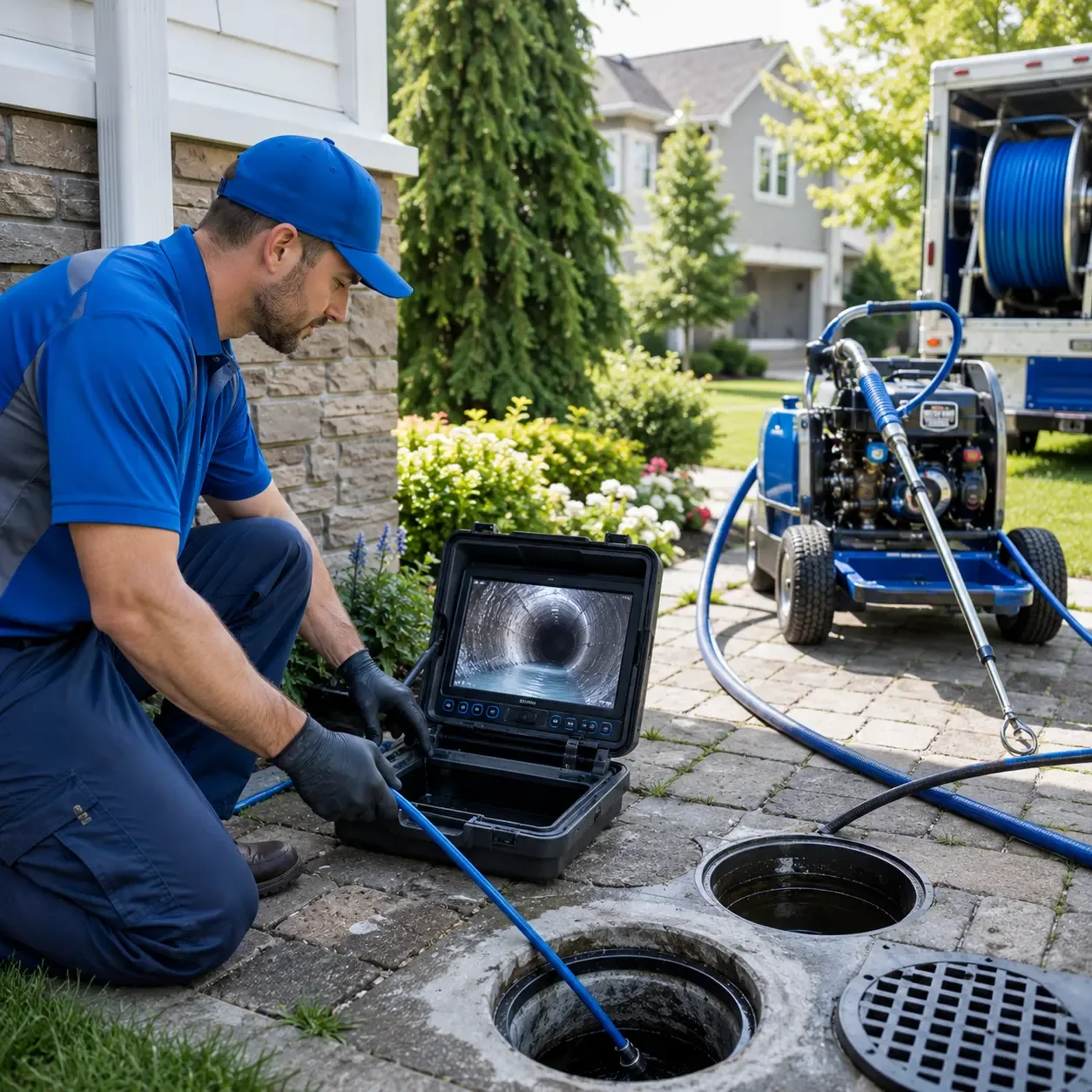 Outdoor drain cleaning professionals serving Belmont, WV